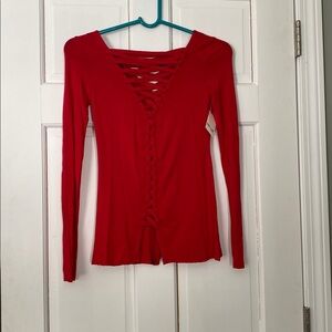 NWT Bailey 44 Vibrant Red Top
